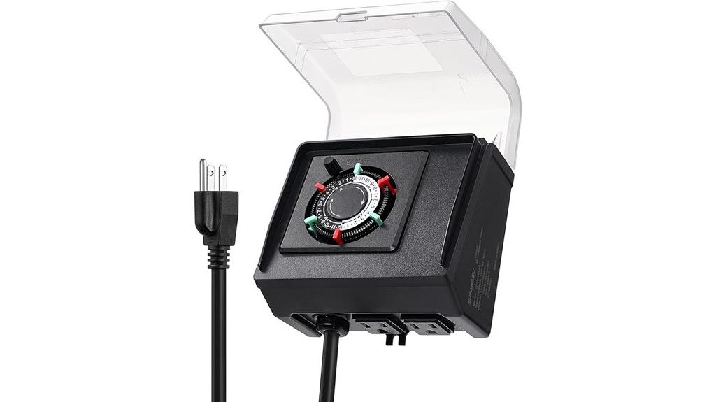 dual outlet pool timer