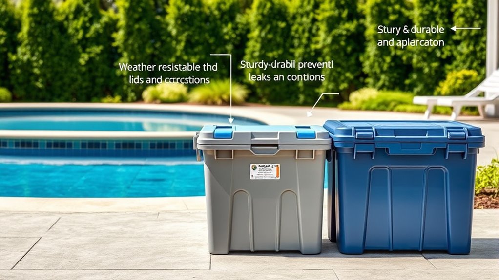 durable secure weatherproof containers