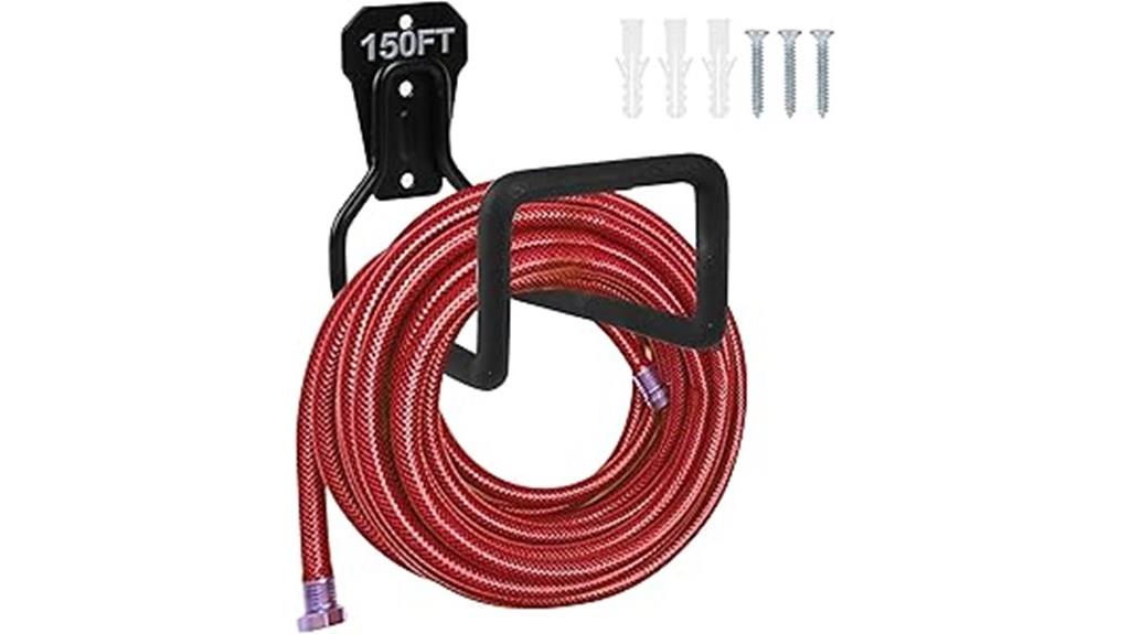durable wall mounted hose holder