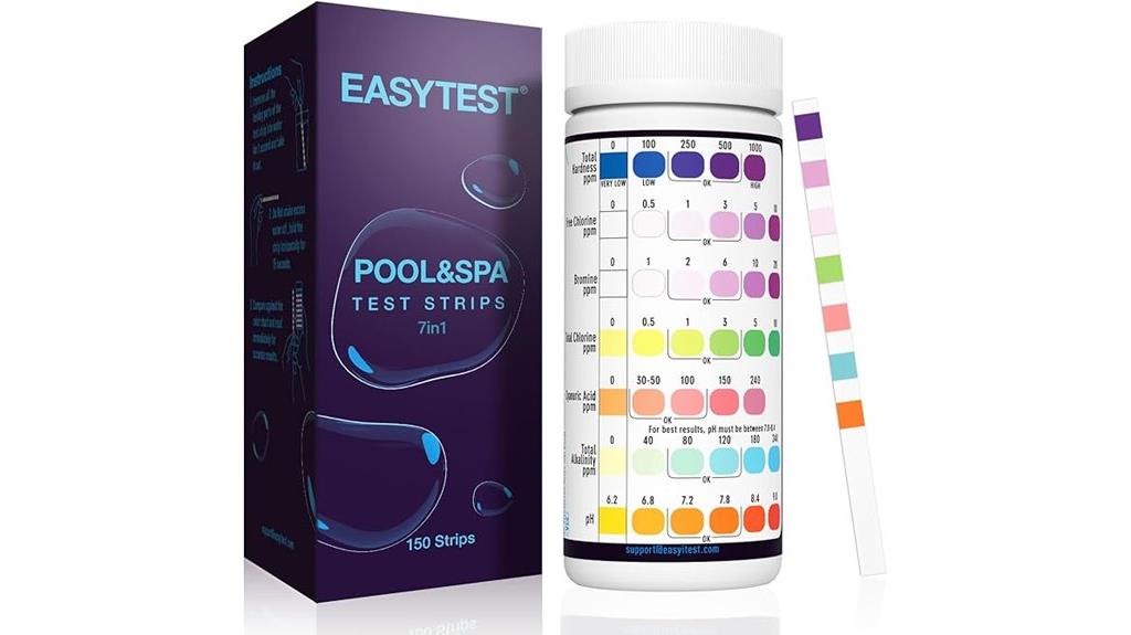 easy 7 way pool test