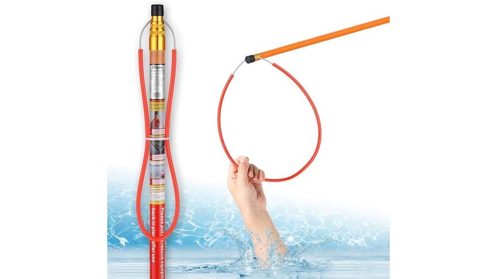 extendable fiberglass pool hook