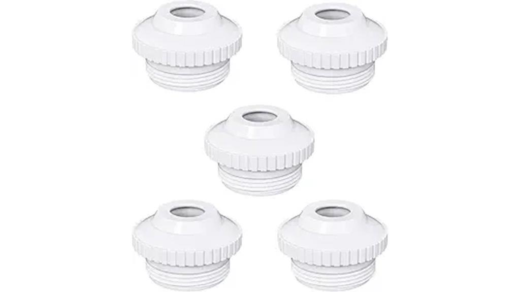 five pool return nozzles