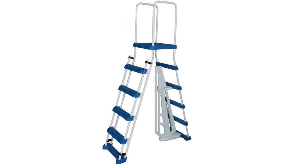 five step pool ladder