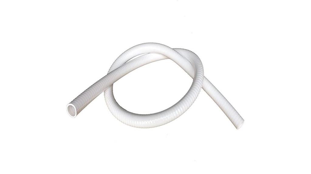 flexible white pvc pipe