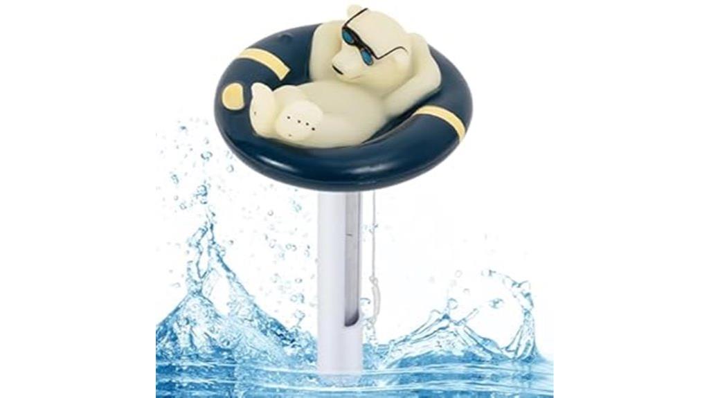 floating pool thermometer