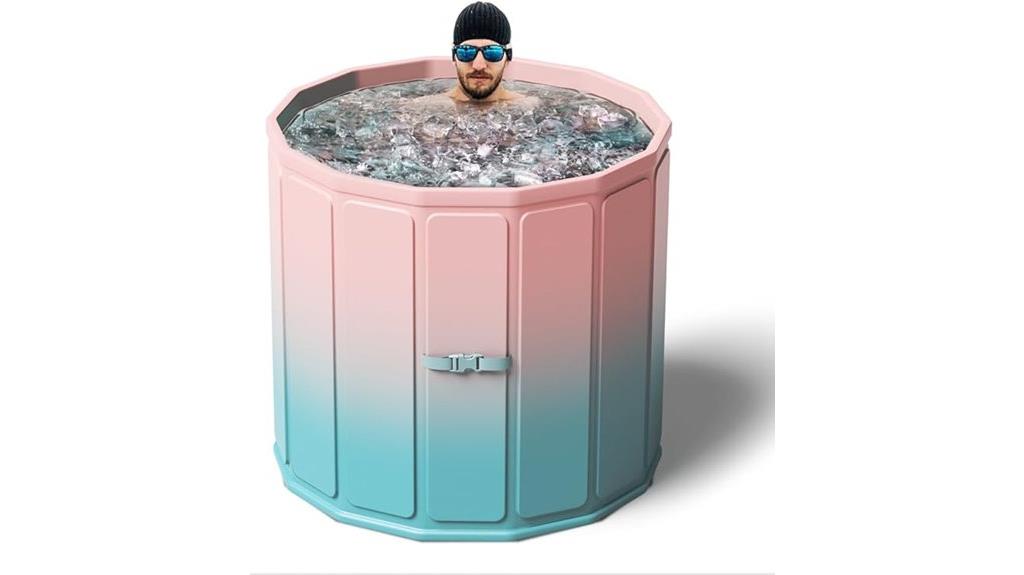 foldable 77 gallon ice bath