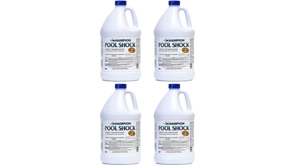 four gallon liquid chlorine