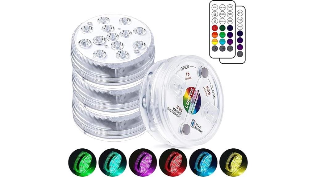 four led pool lights