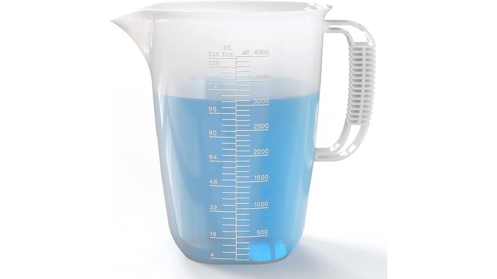 gallon pitcher with chart