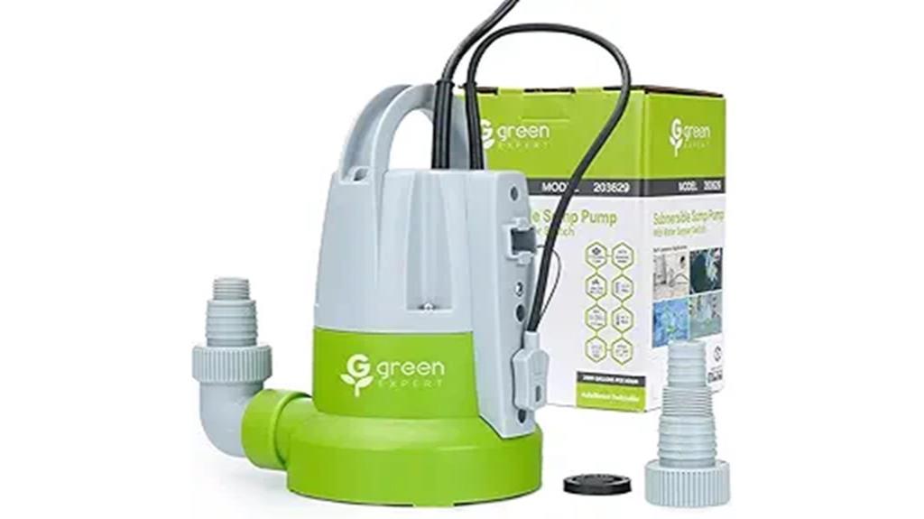 green 1 3hp submersible pump