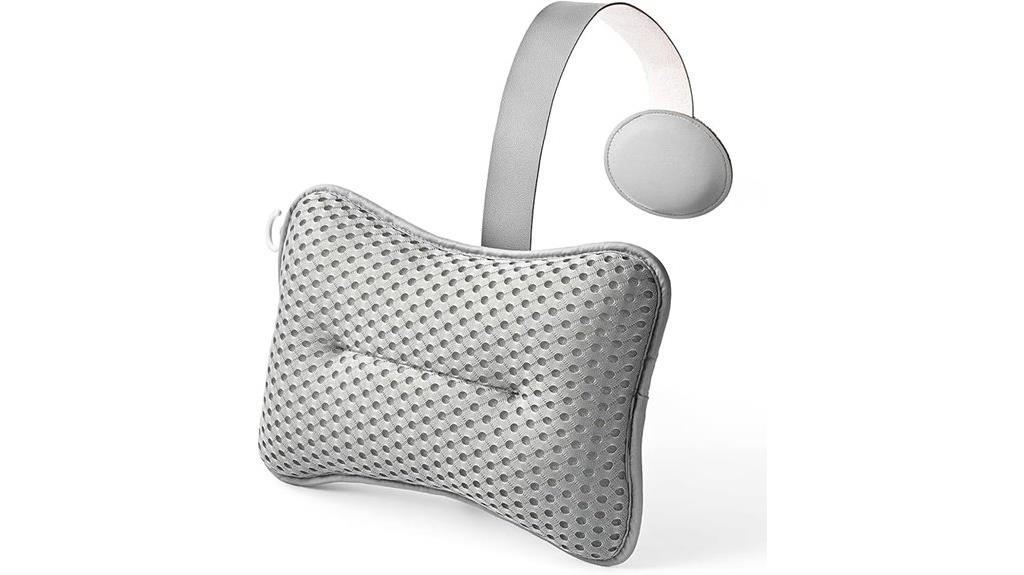 grey hot tub headrest