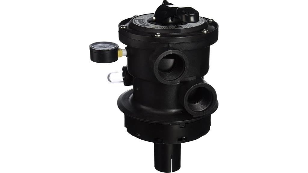 hayward multiport valve black