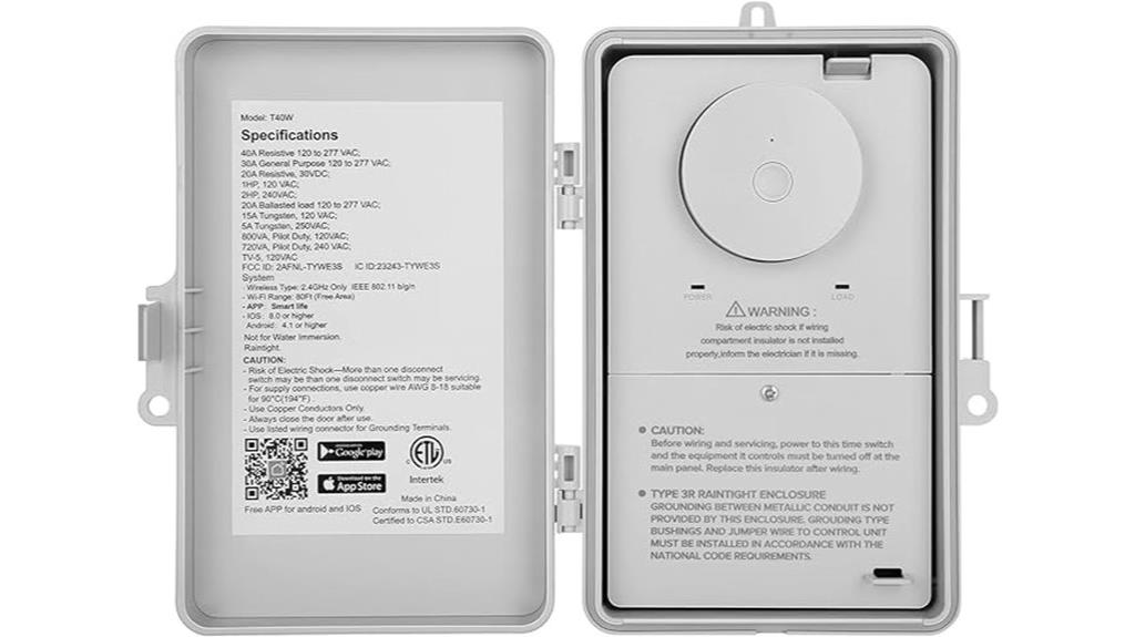 heavy duty wifi pool timer
