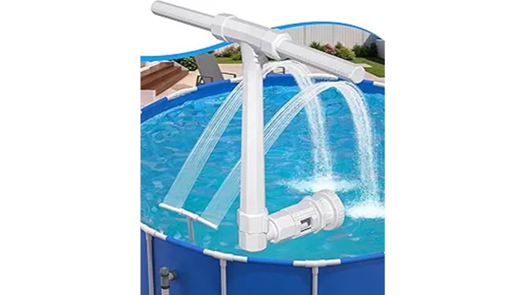 height fountain spray cooling