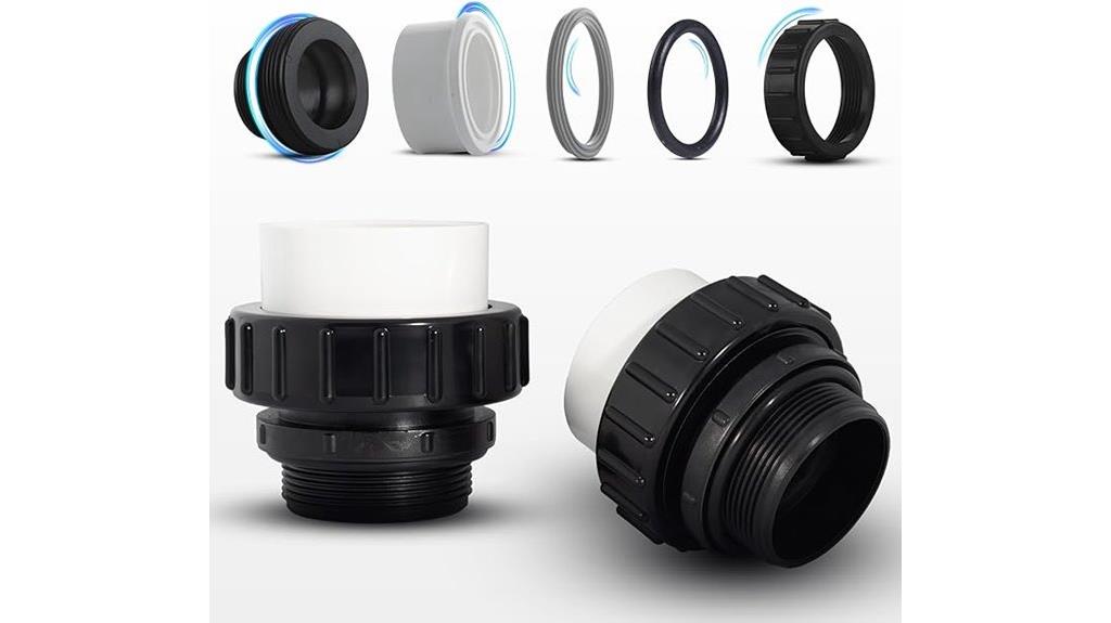 high temperature pvc pipe union
