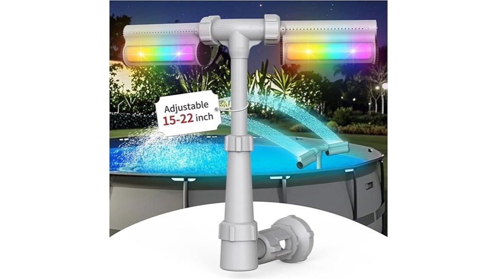 illuminated pool fountain patent