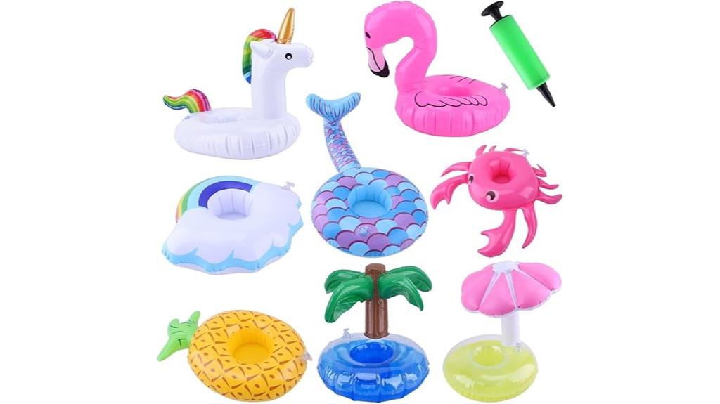 inflatable drink holder set