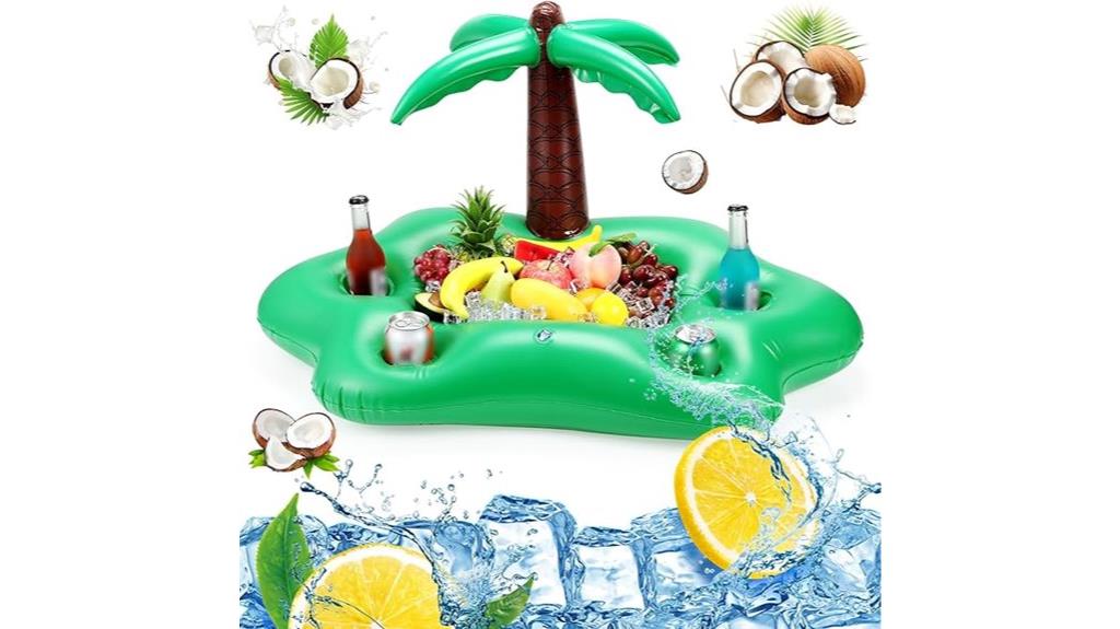 inflatable pool drink holder