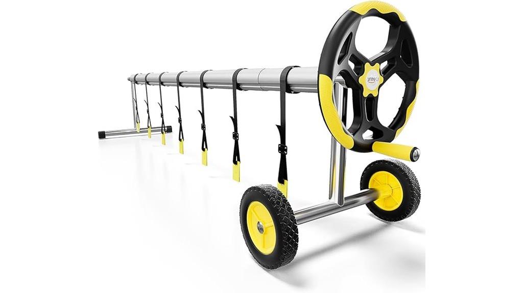 inground pool cover reel