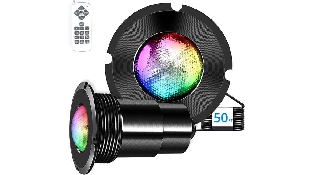 inground pool nicheless lighting