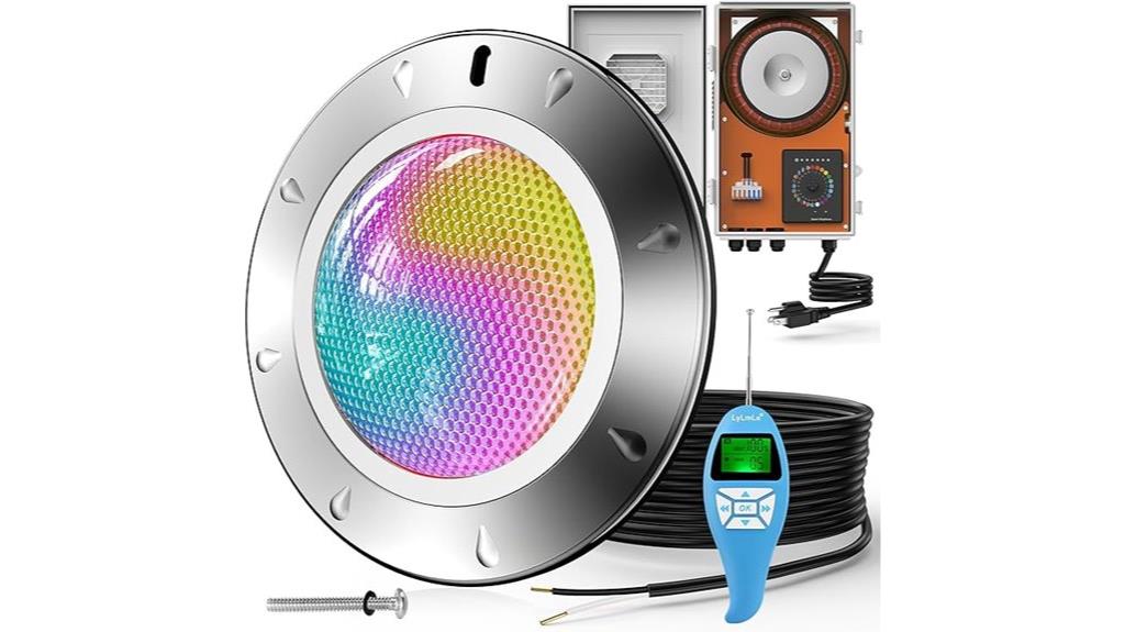 inground rgbw pool light
