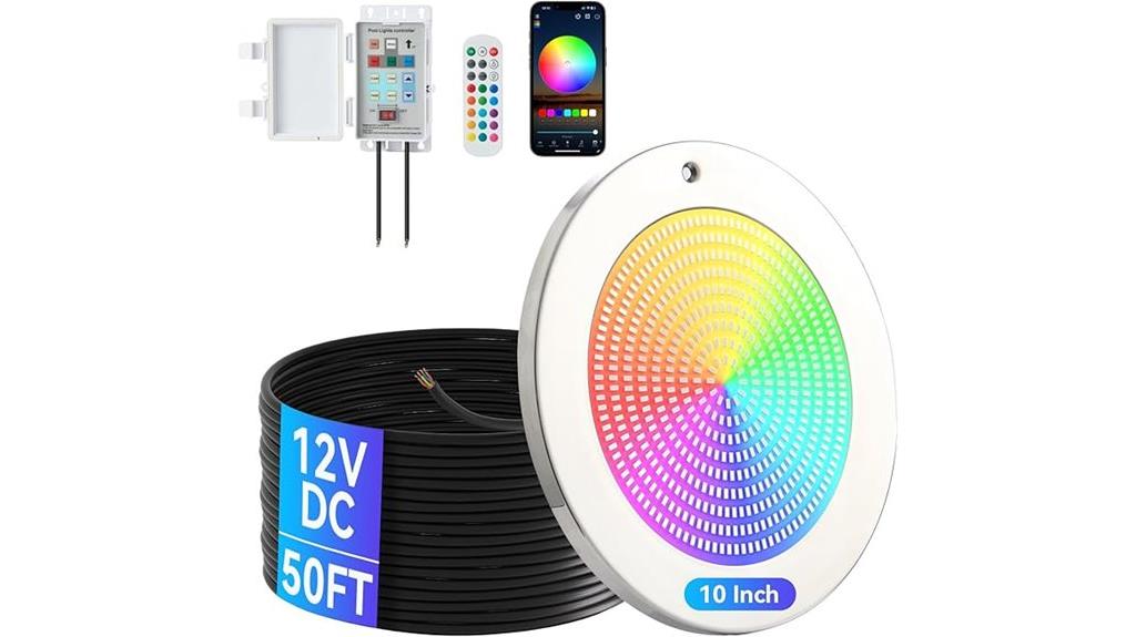inground waterproof led lights