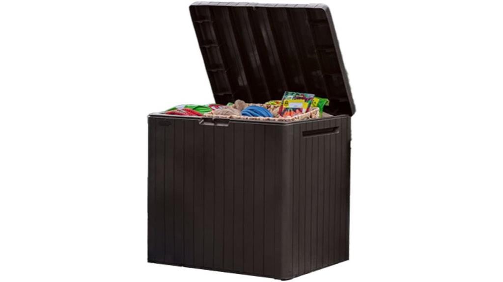 keter 30 gallon patio storage