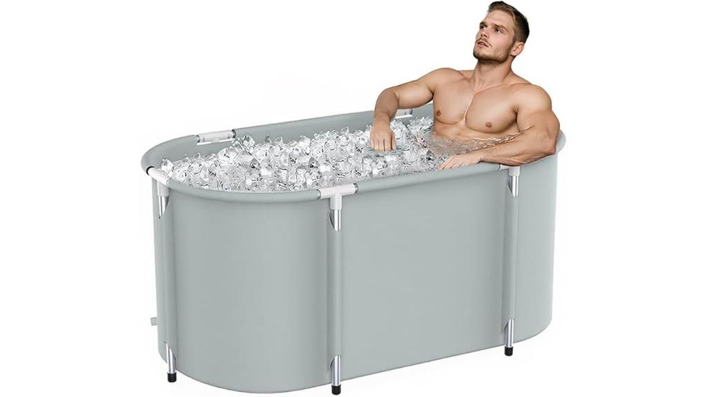 large 129 gallon cold plunge
