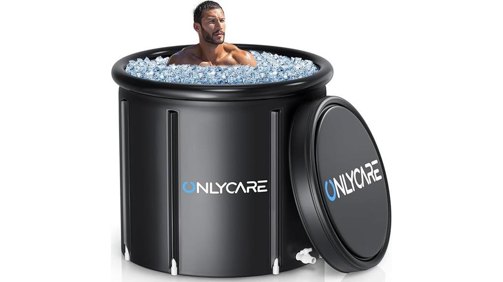 large athletes ice bath