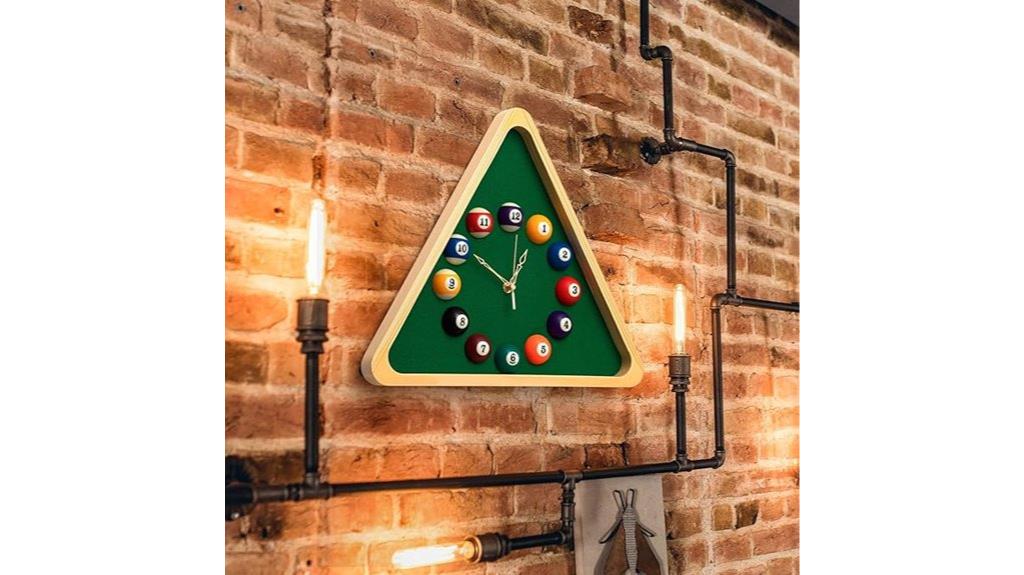 large billiard ball clock