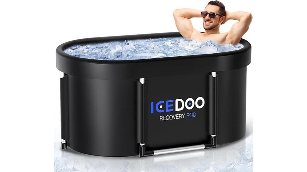 large oval ice bath