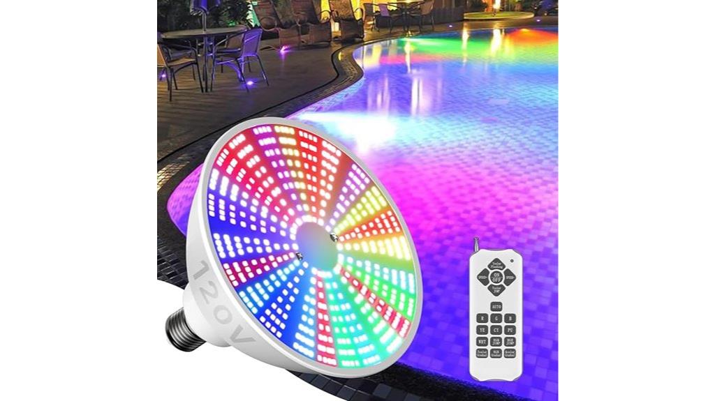 led pool lights remote