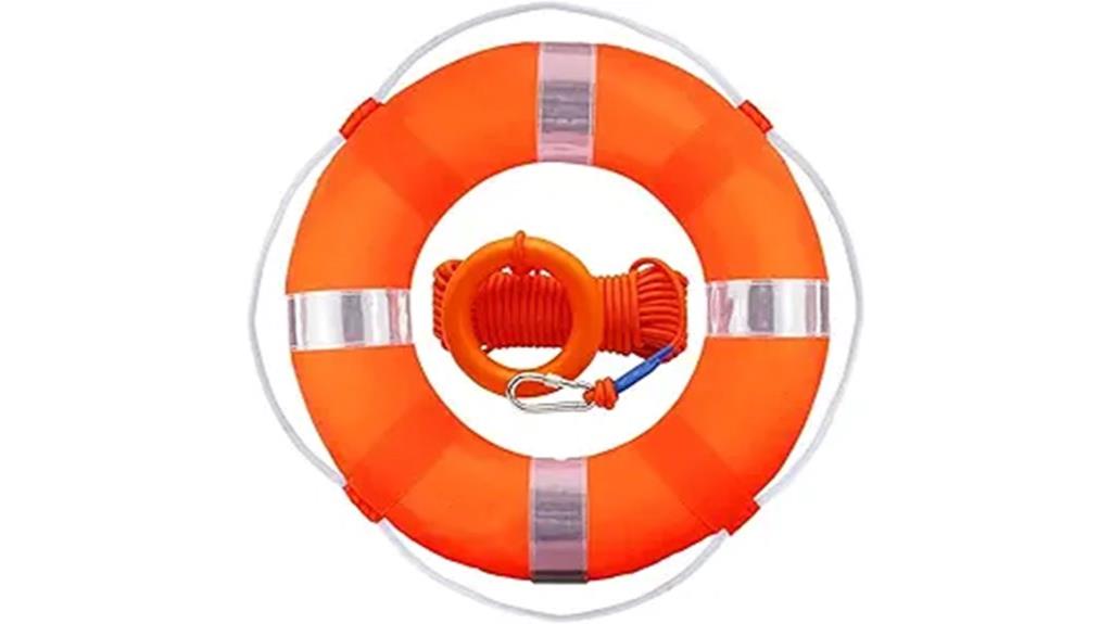 lifebuoy with water rope