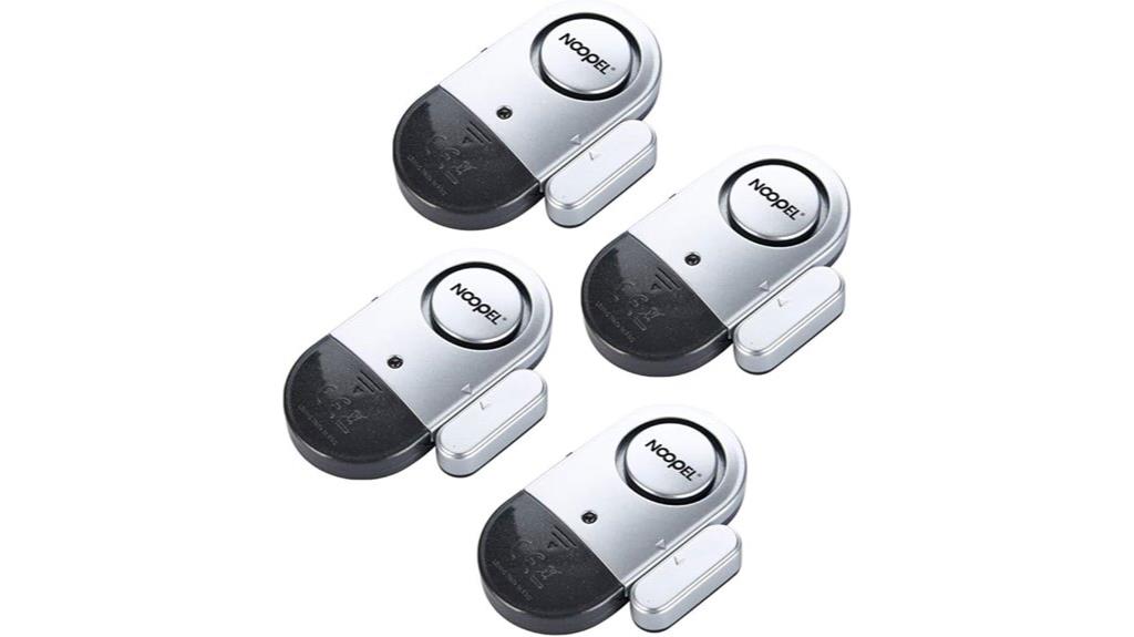 loud door opening alarms