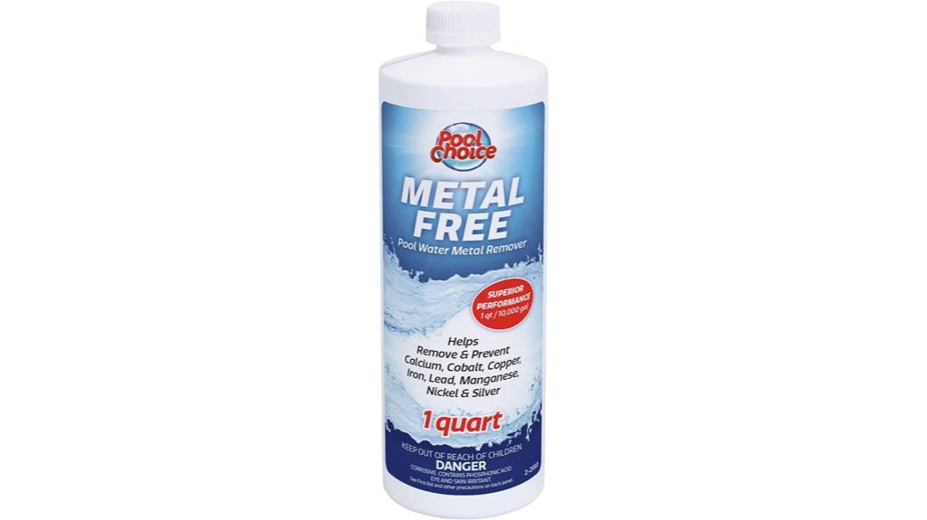 metal free pool water treatment