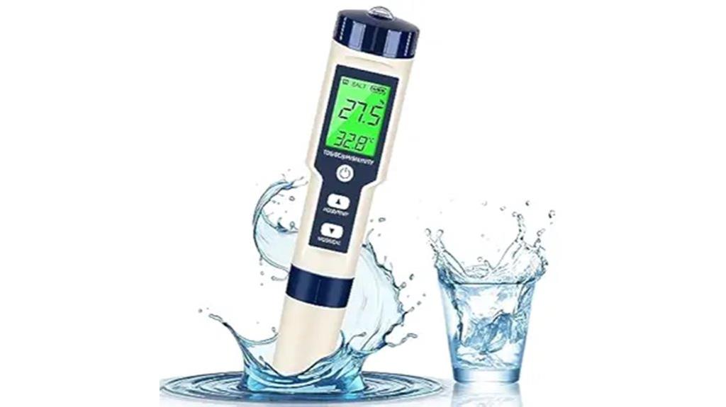 multi parameter water testing device