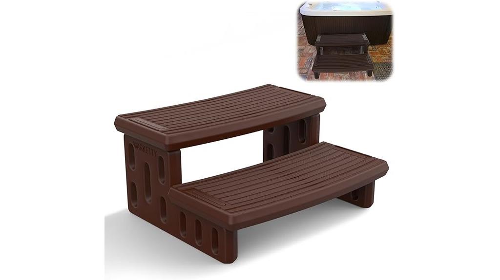 non slip hot tub stairs