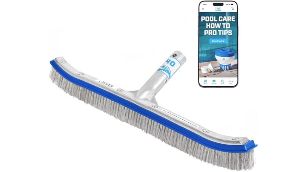 nylon and steel pool brush