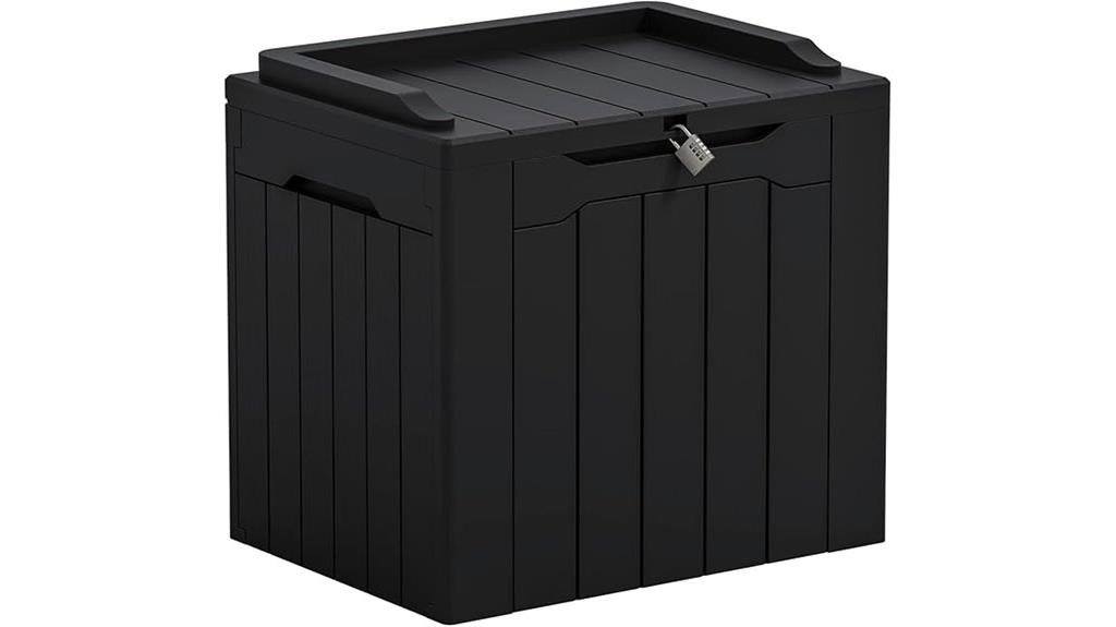outdoor 31 gallon resin storage