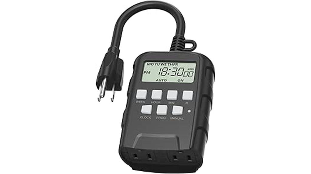 outdoor 7 day programmable timer