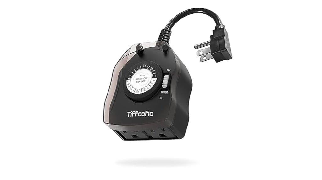 outdoor mechanical timer outlet