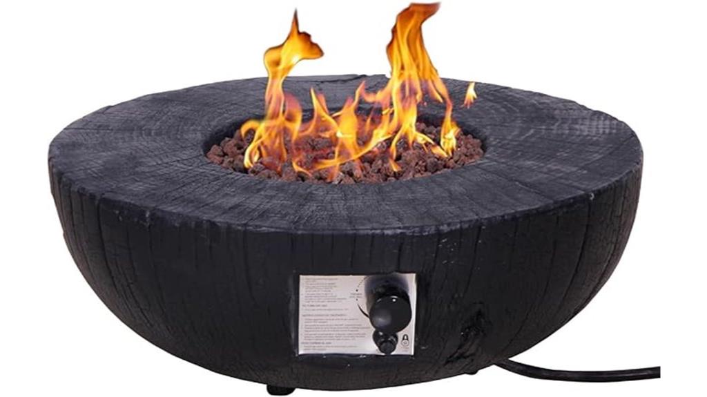 outdoor propane fire bowl