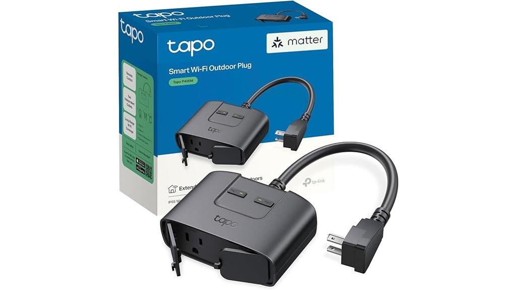 outdoor smart plug dual outlets