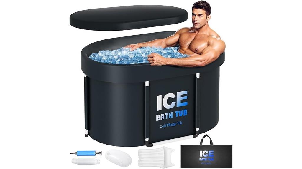 oval ice bath tub