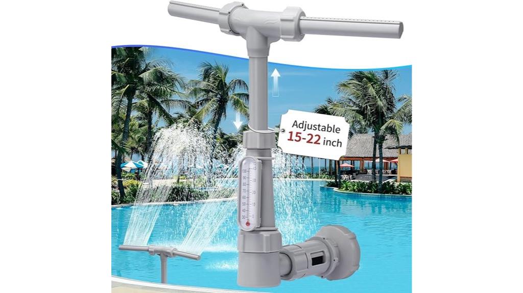 patented pool fountain designs