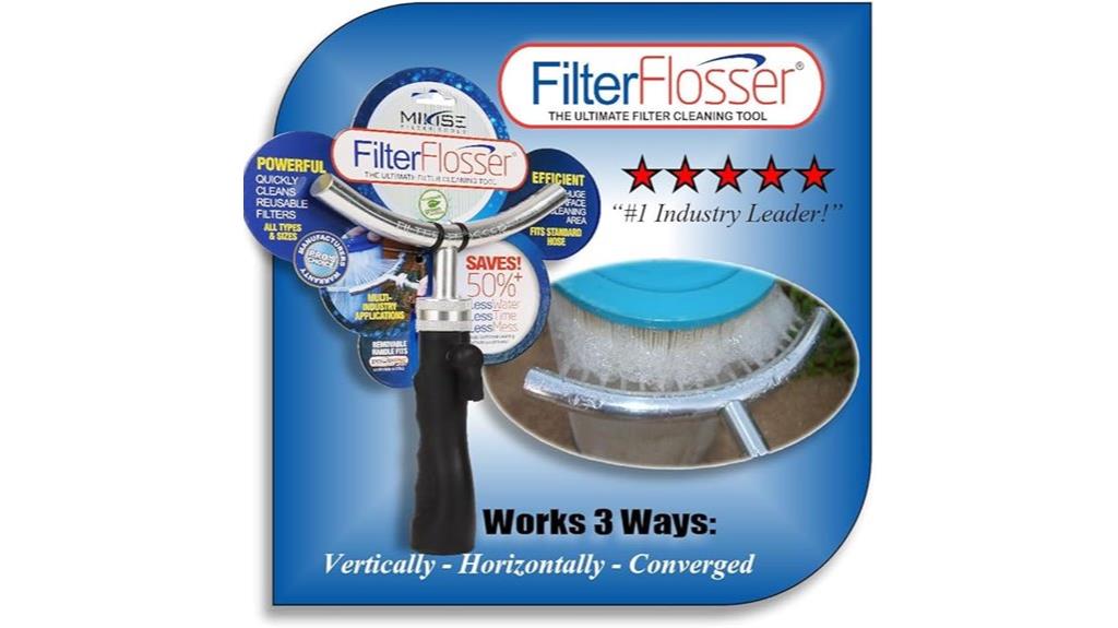 pool and hot tub filter cleaner