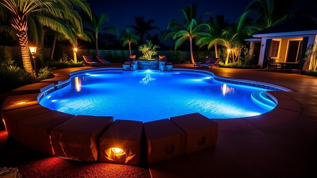 pool area lighting safety