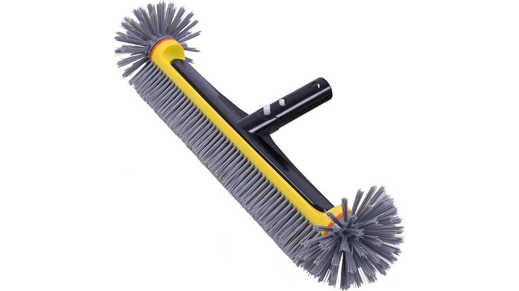 pool brush with aluminum handle