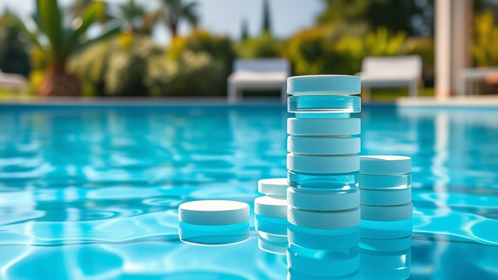 pool chlorine tablet selection
