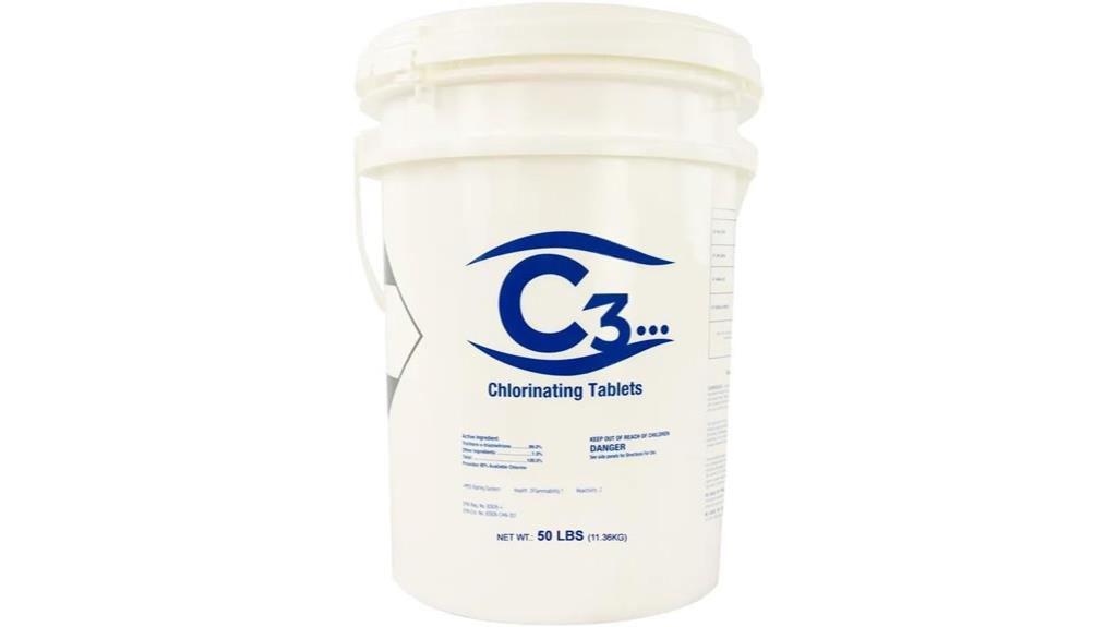 pool chlorine tablet stabilizer